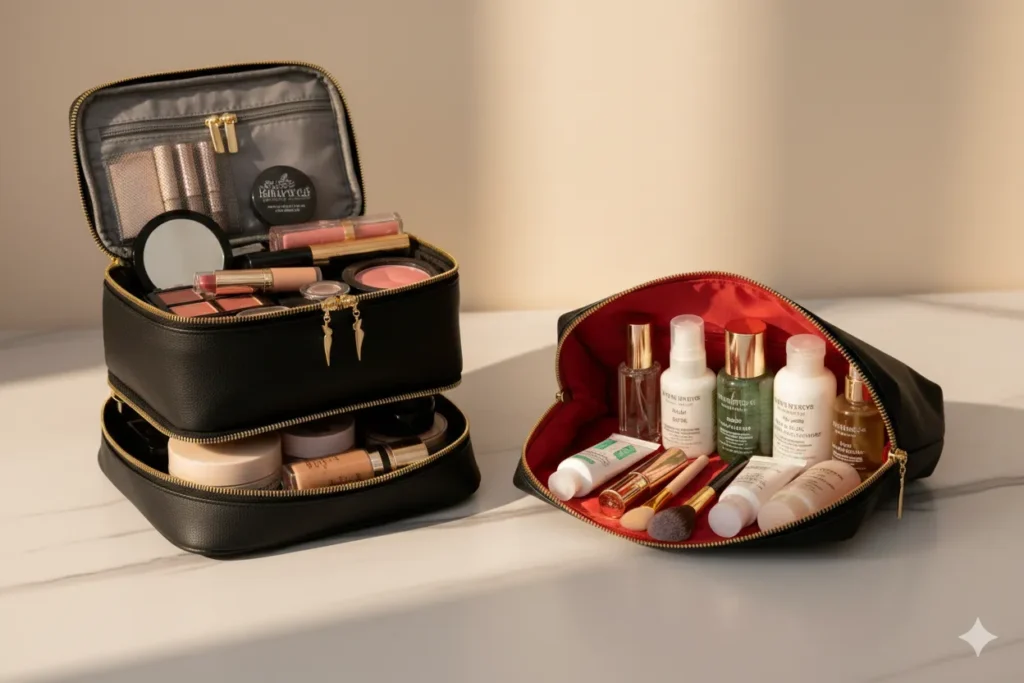 kosmetyczka dwupoziomowa